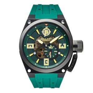 NWT Authentic Ballast Valiant Automatic Green Dial Men's Watch